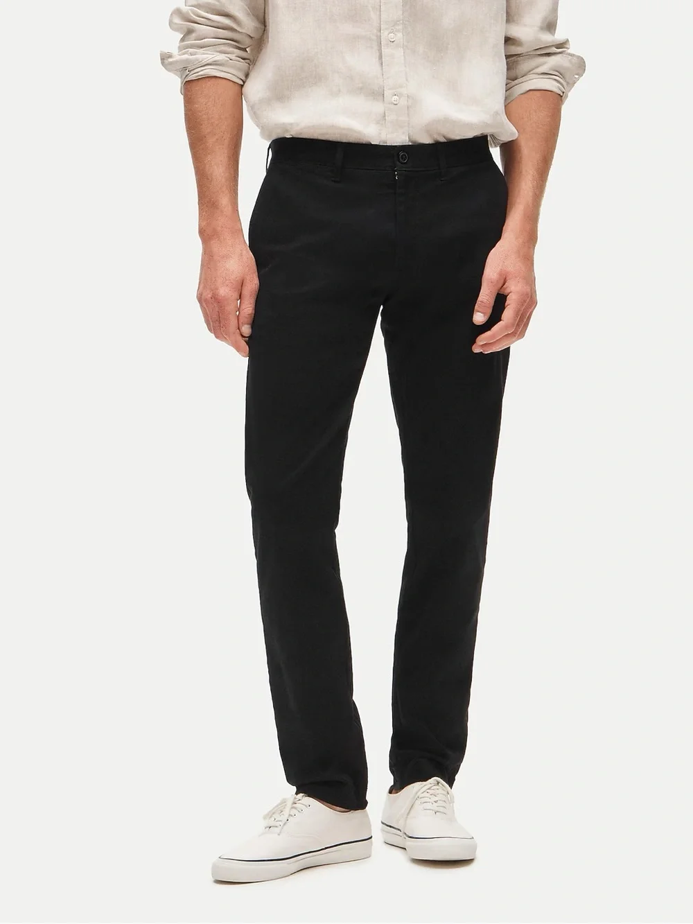 J. CREW 484 Slim-fit stretch chino pant in Black Size 32/34 $98 AR885